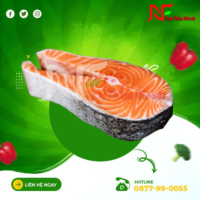 Cá Hồi Chile Cắt Khúc