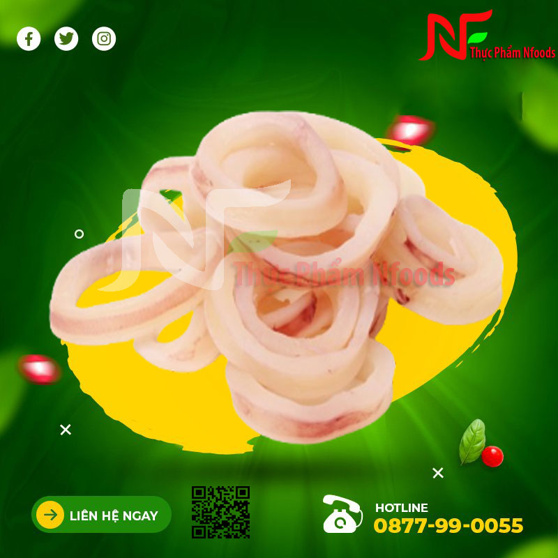 Mực vòng đông lạnh