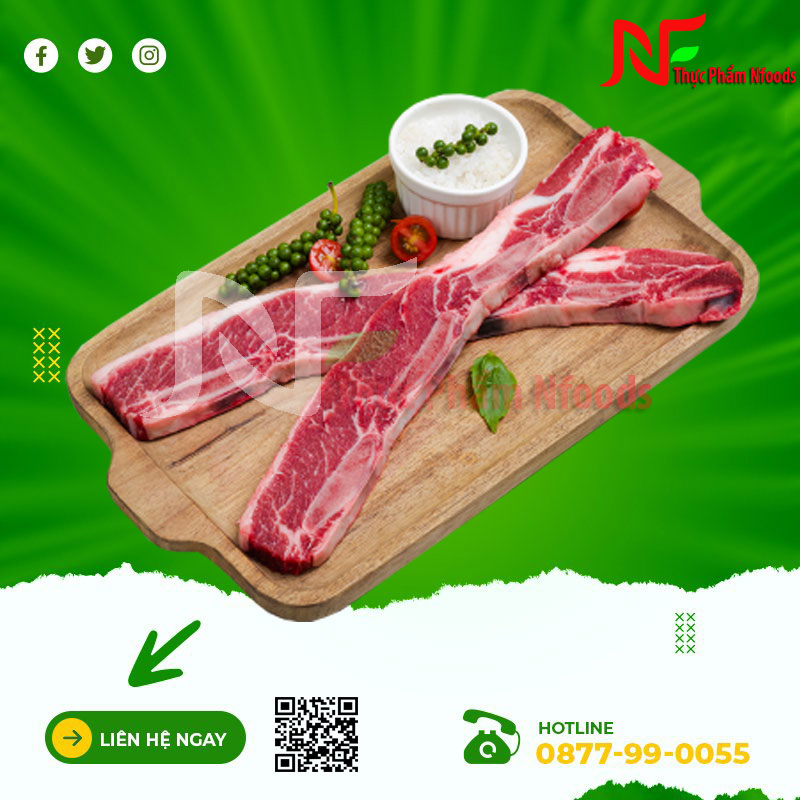 Sườn bò 3 xương