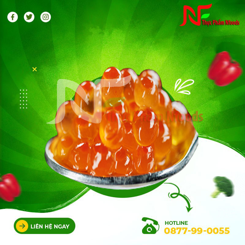 Trứng Cá Hồi Nhật Bản (Hạt to)