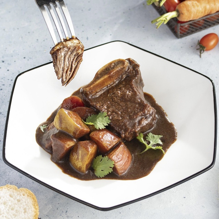 Sườn bò sốt tiêu