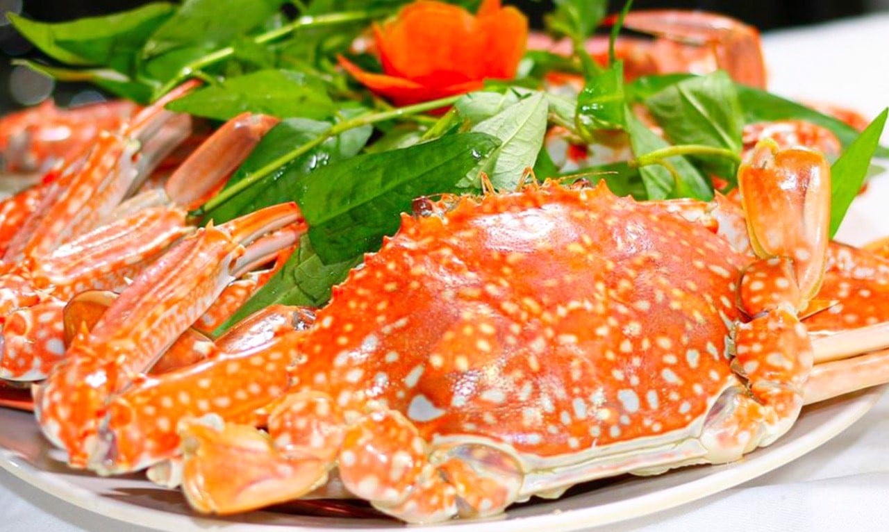 Hình ảnh sản phẩm ghẹ xanh phan thiết tại Đảo Hải Sản