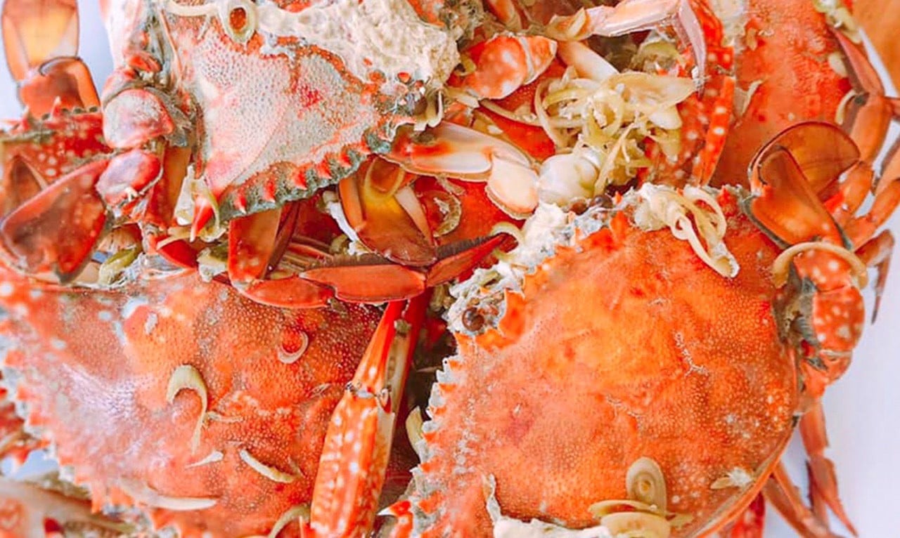 Hình ảnh sản phẩm ghẹ xanh phan thiết tại Đảo Hải Sản