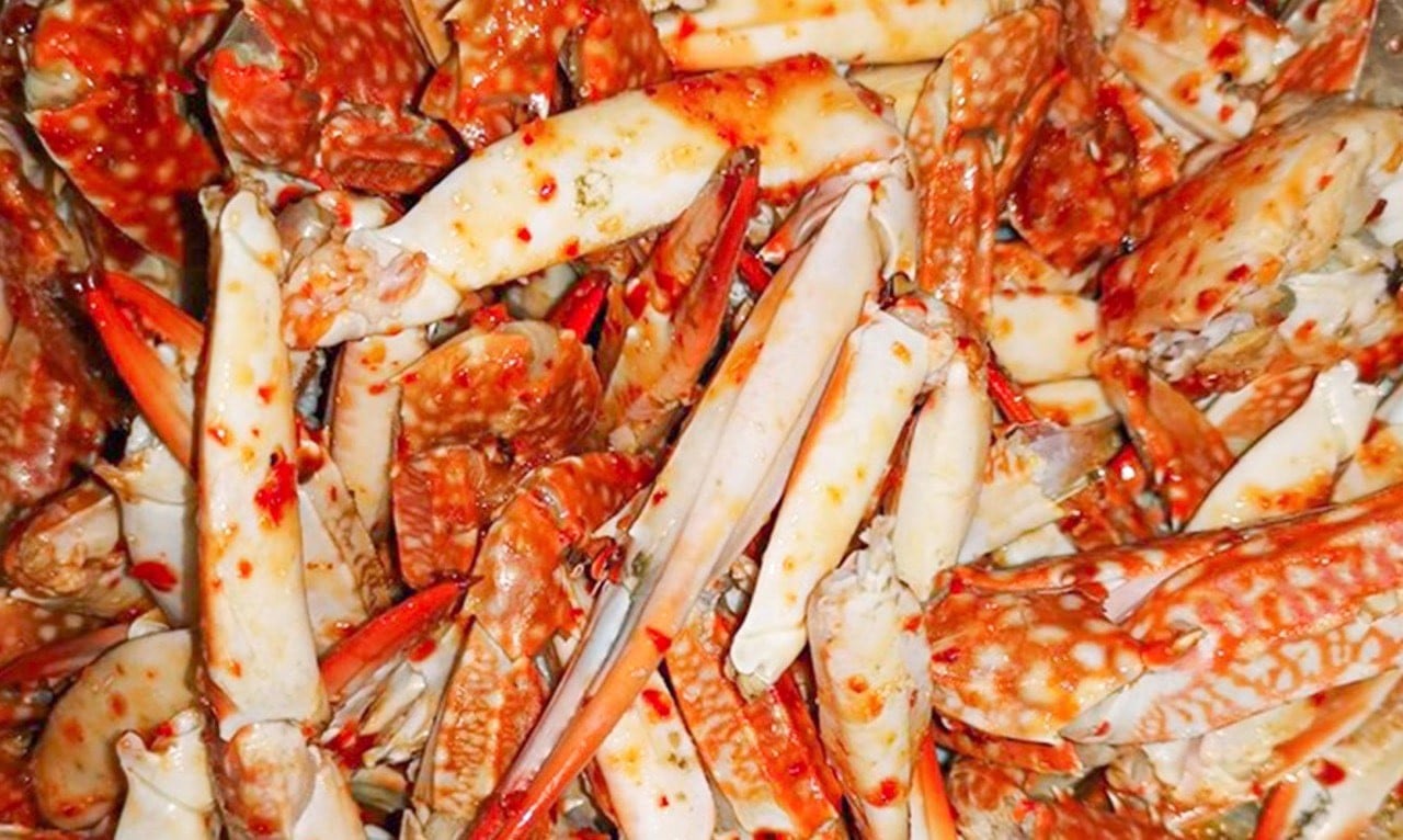 Hình ảnh sản phẩm ghẹ xanh phan thiết tại Đảo Hải Sản
